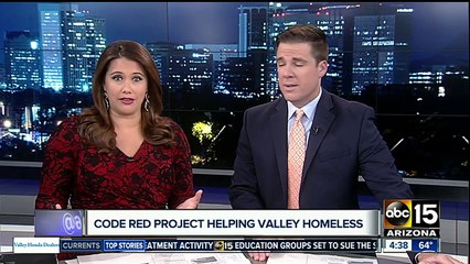 Phoenix Rescue Mission calls Code Red, trying to keep homeless cool with water, toiletries