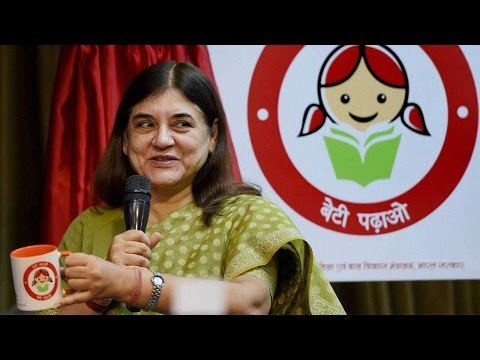 Maneka Gandhi says 'All violence is male generated'