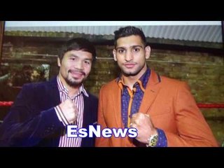 Manny Pacquiao Is In Talks To Fight Amir Khan Next EsNews Boxing