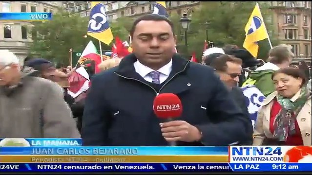 Londinenses e inmigrantes se unen en marchas para exigir mejoras laborales en el Día Internacional del Trabajo