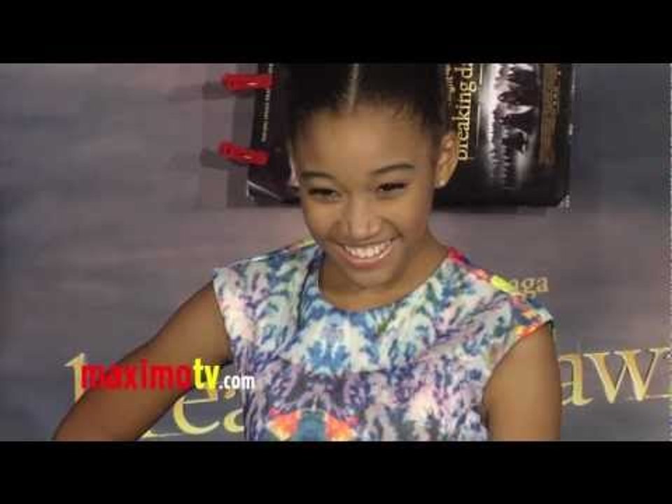 Amandla Stenberg TWILIGHT "Breaking Dawn Part 2" Premiere ARRIVALS