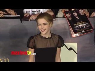 Kiernan Shipka TWILIGHT "Breaking Dawn Part 2" Premiere ARRIVALS