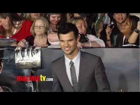 Taylor Lautner TWILIGHT Breaking Dawn Part 2 Premiere ARRIVALS