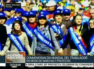 Celebra el mundo entre protestas el Día del Trabajador