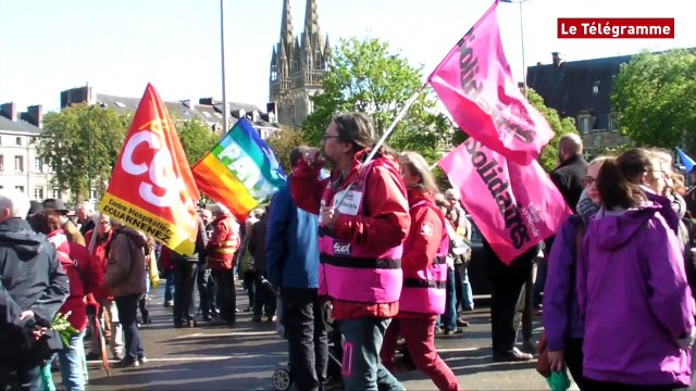 Quimper. 1er-Mai : Près de 80 personnes répondent à l'appel de la CFDT