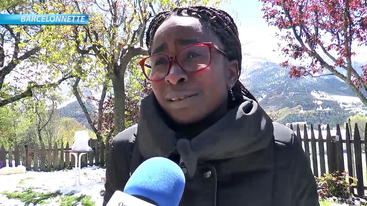 Alpes-de-Haute-Provence : réveil sous la neige dans la Vallée de l'Ubaye ce lundi