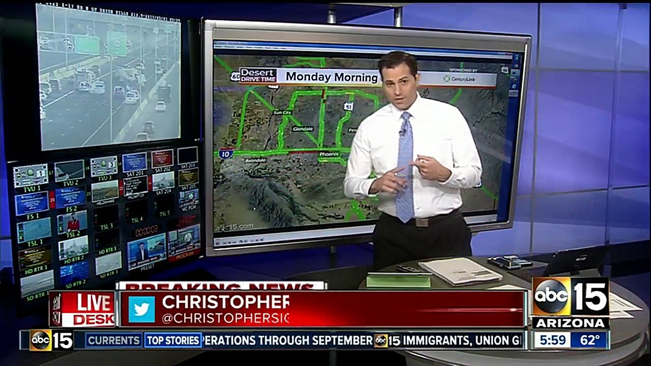 Deadly crash shuts down I-17 in the north Valley on Monday morning