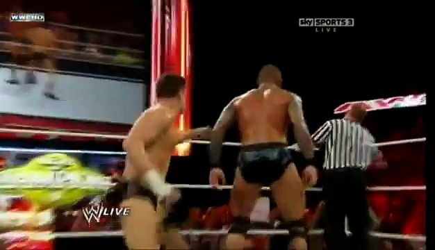 Mark Henry Attacks Randy Orton WWE Raw September 12th 2011
