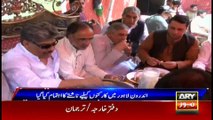Workers party as PPP entertains them in camp set up for May 4 anti-govt campaign