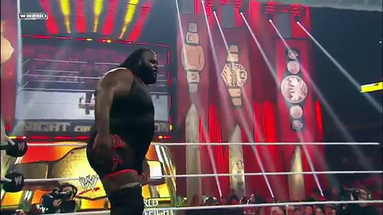 Mark Henry vs Randy Orton WWE Night Of Champions September 18th 2011
