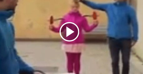 Amazing Tricks by the brave girl