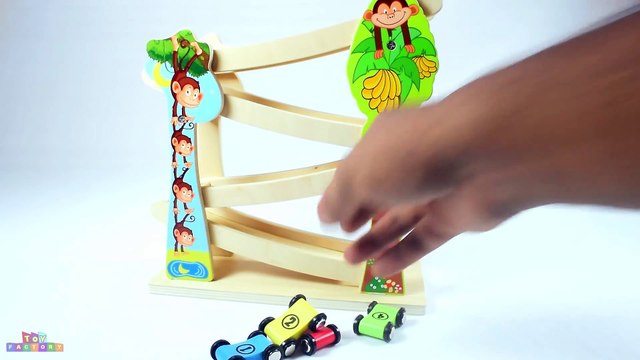 Baby toy learning video - learn colors and numbers with wooden toys for babies preschoolers in english