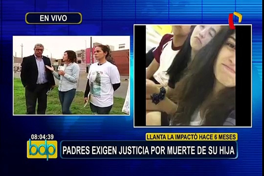 Exigen justicia para escolar que murió tras ser impactada por llanta de camioneta