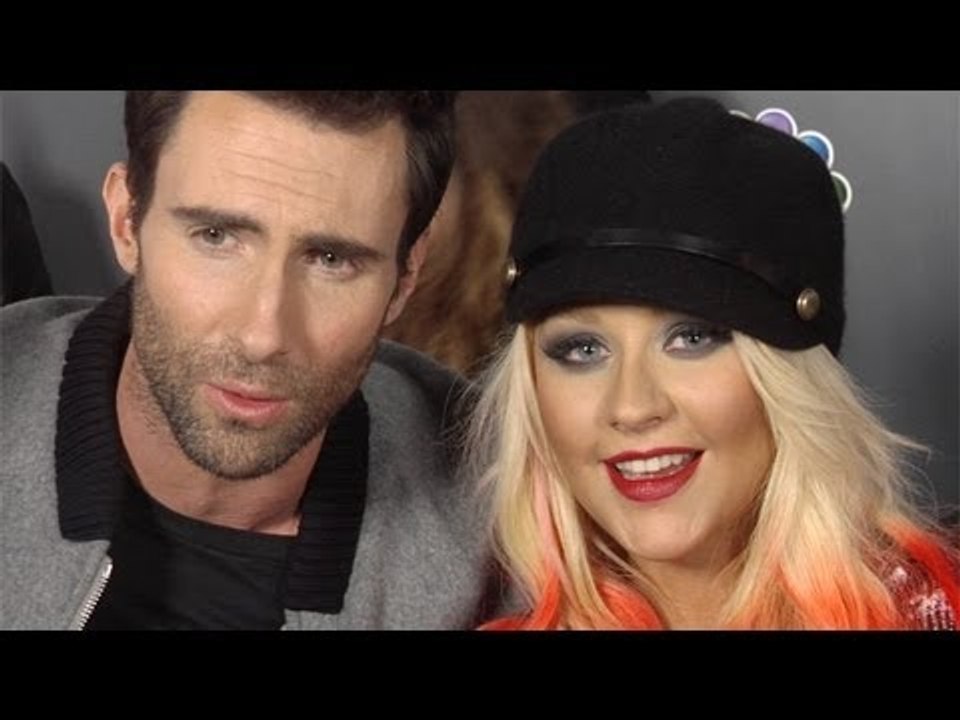 Christina Aguilera, Adam Levine, Cee Lo, Blake Shelton "The Voice" Season 3 Red Carpet