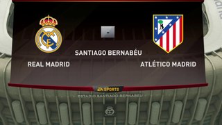 Fifa 17 Gameplay Real Madrid vs Atletico de Madrid Champions League game prediction