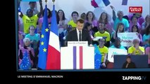 Emmanuel Macron : Ségolène Royal présente au meeting du candidat (vidéo)