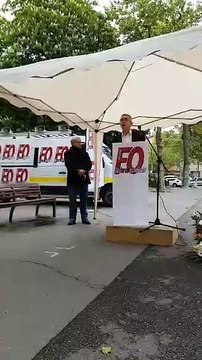 FO 1er mai 2017 Plaque des Canuts à LYON