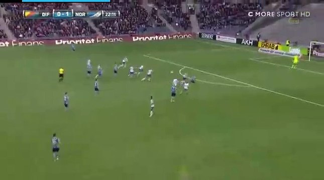 Magnus Eriksson Goal HD - Djurgarden 1-1 Norrköping 01.05.2017