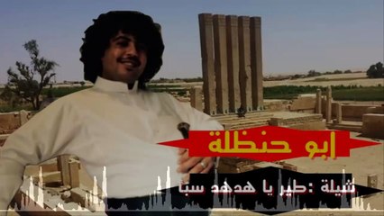 شيلة طير يا هدهد سبأ | اداء الشاعر ابو حنظلة السوداني