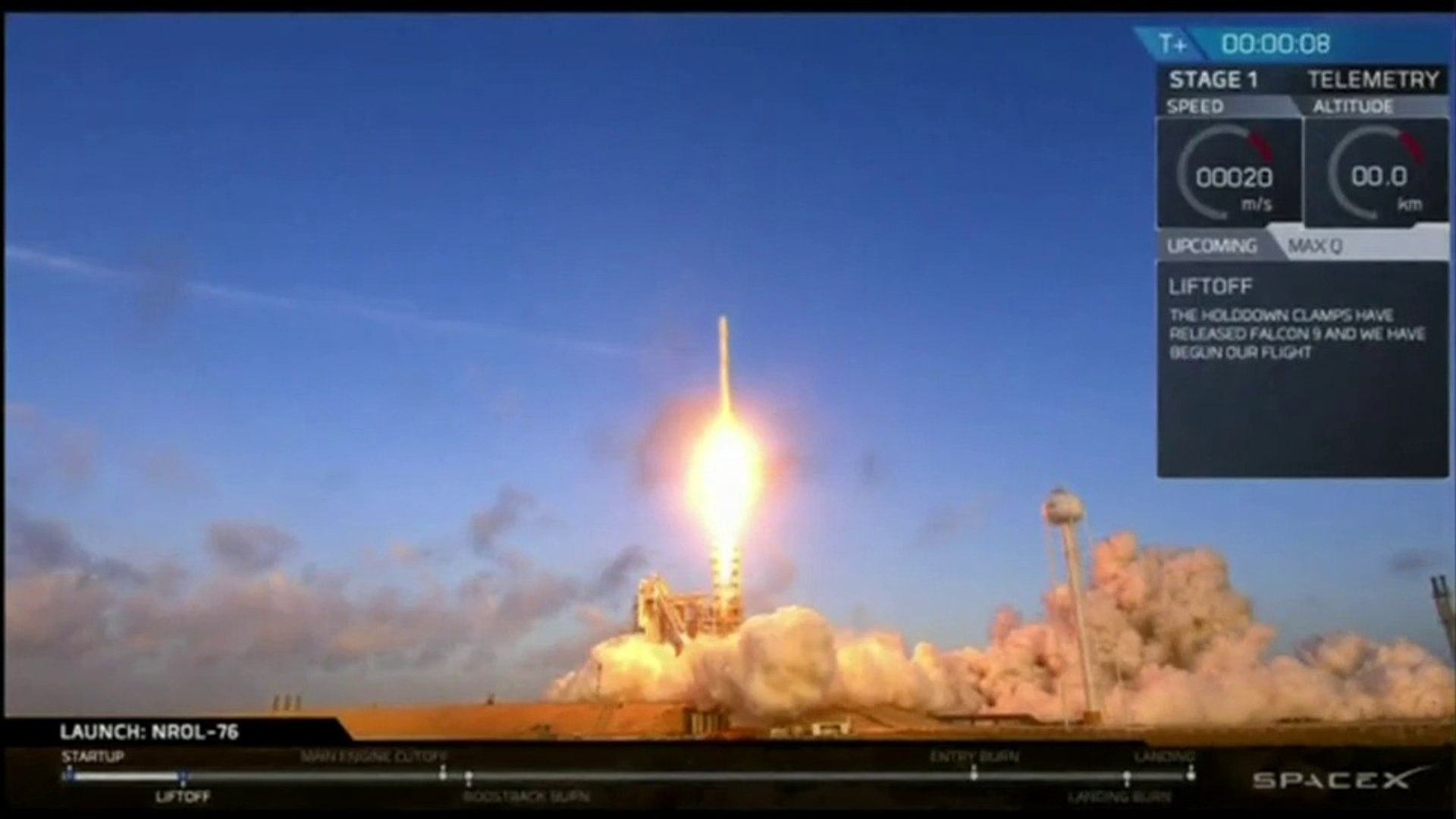 SpaceX Launches Secret 'Spy Satellite'