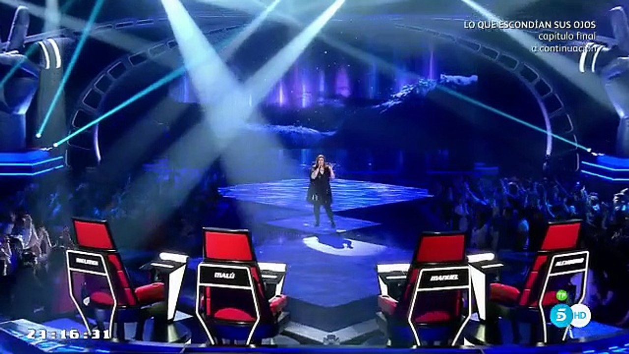 La Voz 4 La actuación de Irene en la final - Cry me out