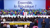 Présidentielle : Emmanuel Macron répond à Jean-Luc Mélenchon et refuse de retirer sa réforme du droit du travail