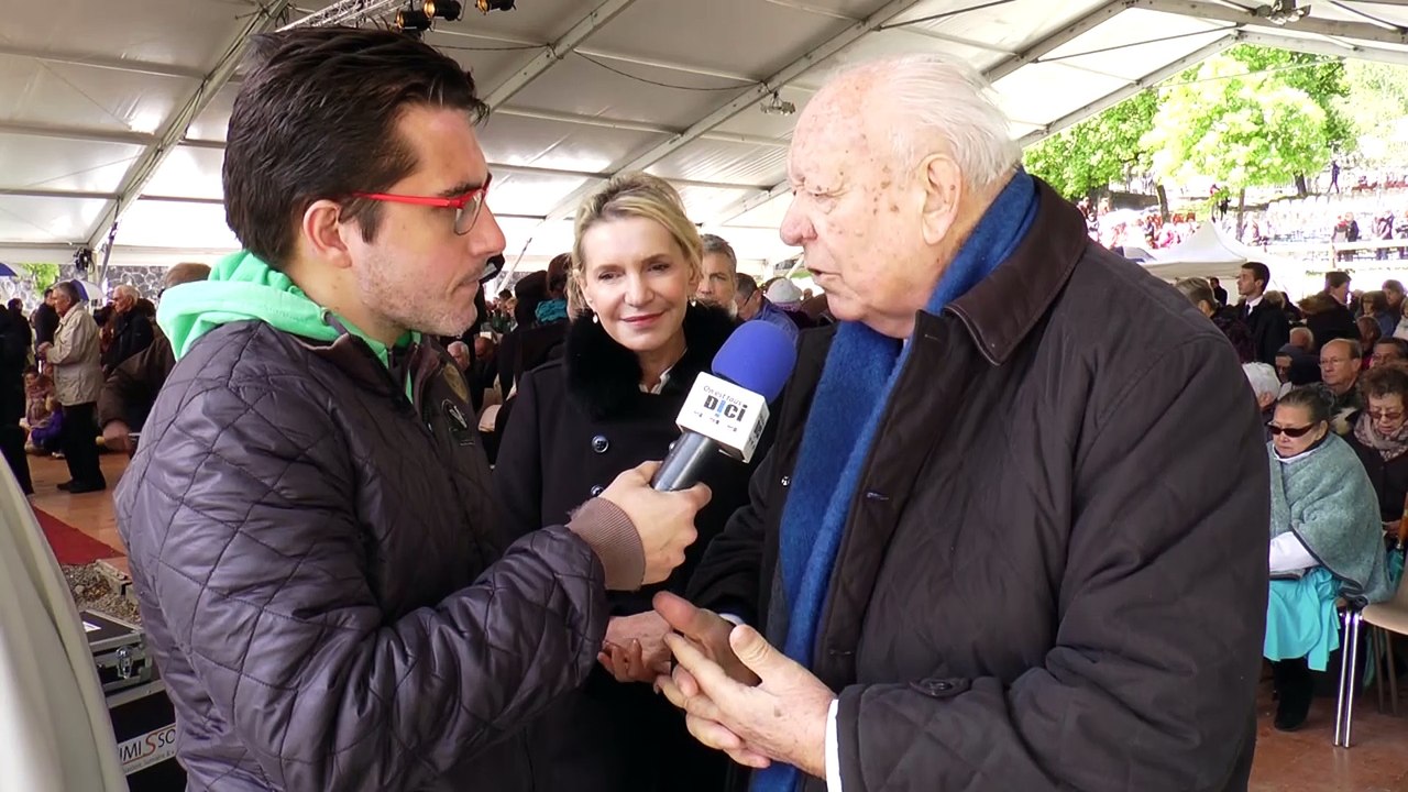 Jean-Claude Gaudin présent aux adieux de Monseigneur di Falco à Notre Dame du Laus