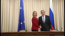 Mogherini says relations between EU, Russia not frozen during visit to Moscow