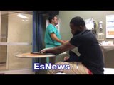 Adrien Broner In Hospital After Fight won fight with injured hand for 9 rds! EsNews Boxing