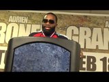 Adrien Broner Full Post Fight press Conference after Granados Fight EsNews Boxing