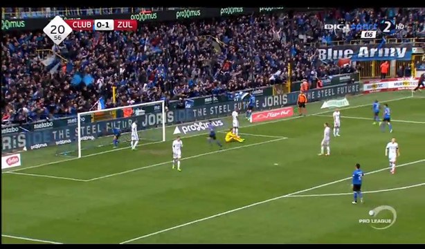 Hans Vanaken Goal HD - Club Brugge KV 1-1 Waregem - 01.05.2017