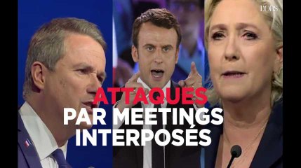 下载视频: Le Pen, Macron et Dupont-Aignan : leurs pires attaques en moins de 2 minutes