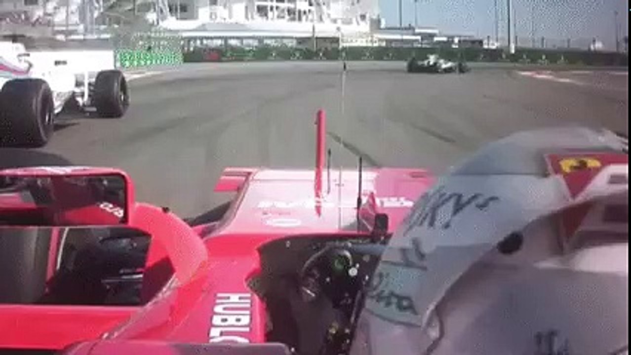 le doigt de Vettel à Massa