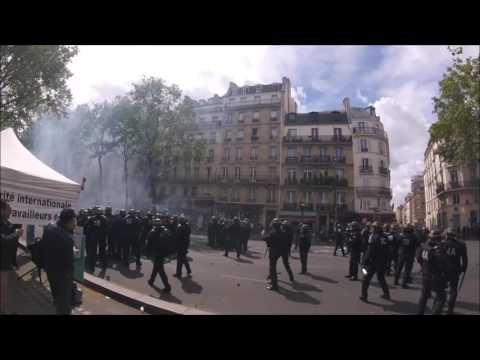 Paris May Day March Descends Into Fierce Confrontations