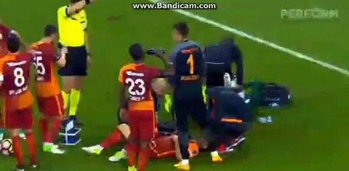 Cigerci  Horror  Faul  HD Bursaspor 0-1 Galatasaray 01-05-2017