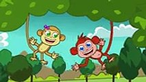 Çizgi Film Çocuk Şarkıları Parmak Ailesi Maymunlar Finger Family Türkçe Adisebaba TV,İzle 2017