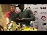 Royce Gracie, Tito Ortiz autograph session with fans - esnews bellator 172 mma