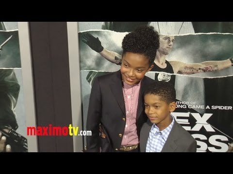 Yara Shahidi and Sayeed Shahidi at Alex Cross Premiere Black Carpet Arrivals