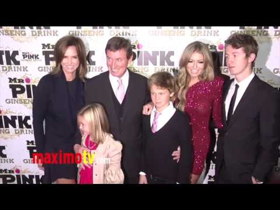 Wayne Gretzky, Janet Jones, Paulina Gretzky at Mr. Pink Ginseng Drink Launch Party