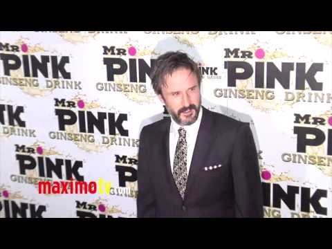David Arquette Mr. Pink Ginseng Drink Launch Party ARRIVALS
