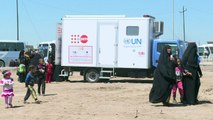 Improvisadas clínicas móviles atienden civiles en Mosul