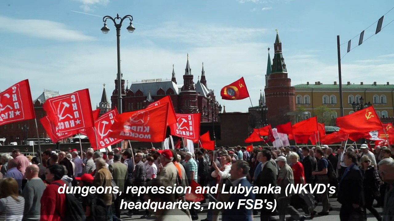 Communists hold Moscow annual May Day rally