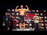 Bellator 185 lbs weigh in face off - esnews mma bellator UFC