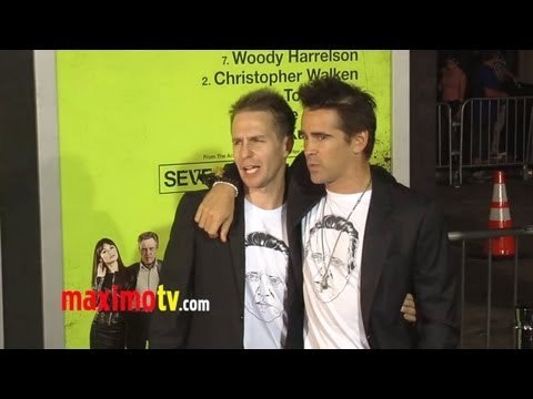 Colin Farrell and Sam Rockwell Seven Psychopaths Premiere ARRIVALS