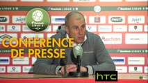 Conférence de presse RC Lens - Stade Lavallois (2-0) : Alain  CASANOVA (RCL) - Thierry GOUDET (LAVAL) - 2016/2017
