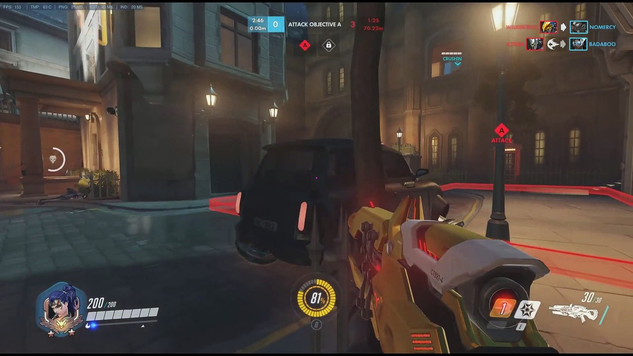 Overwatch: Playing the objective as Widow