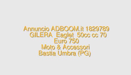 GILERA  Eaglet  50cc cc 70