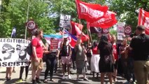Dünyada 1 Mayıs - Işçi Haklarına ve Trump'ın Göçmen Politikalarına Dikkati Çeken Yürüyüş...