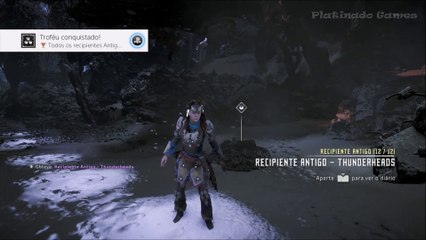 Horizon Zero Dawn - Troféu [Todos os recipientes antigos Encontrados ]
