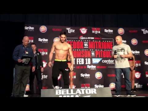 Bellator 145lbs face off weigh in - esnews boxing bellator ufc mma